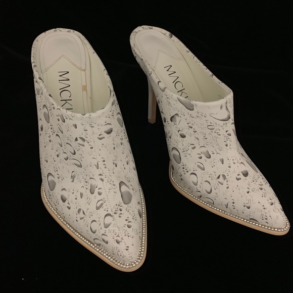 One of a kind HYDROGRAPHIC rain drop pattern clogs - Picture 2 of 8